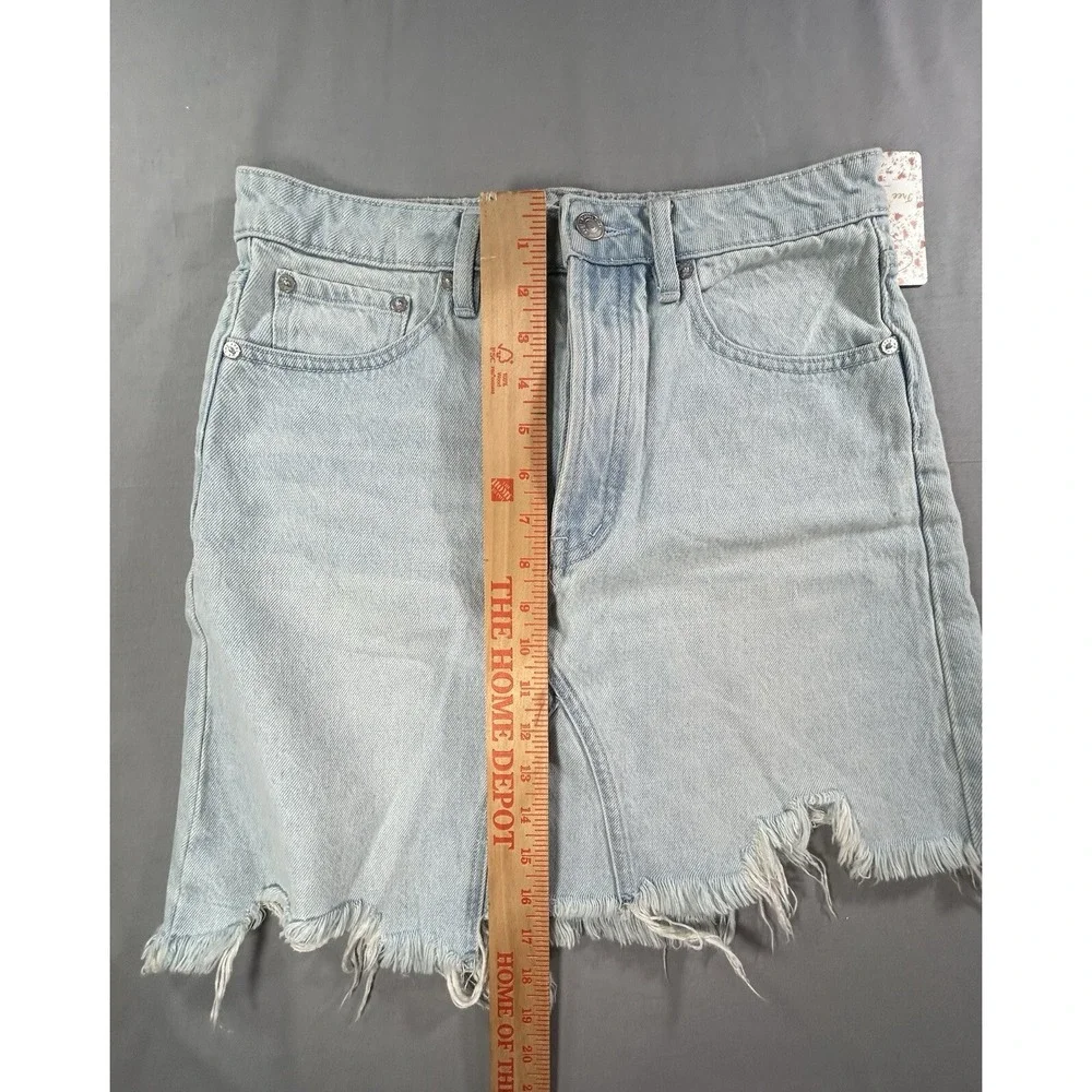 Skirt Free People Tidal Wave Denim women's‎ 27 Small New